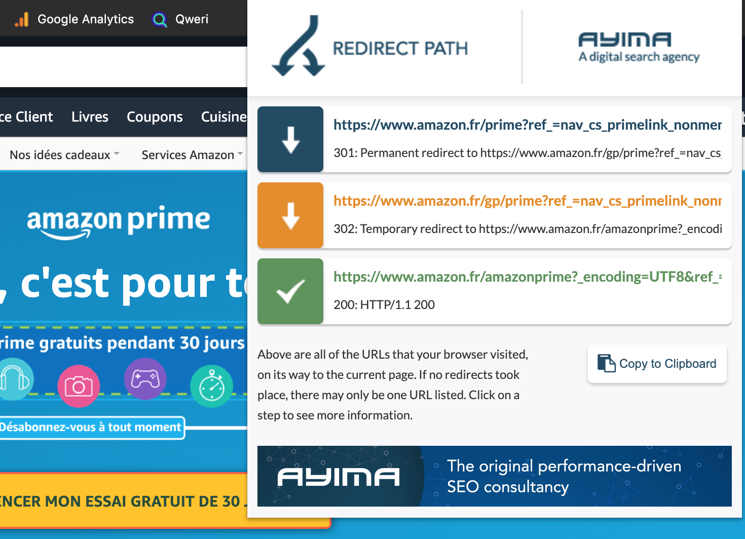 Redirect Path - Meilleurs plugins Chrome SEO